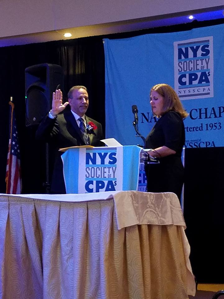 sworn in President of NYSSCPA Nassau Chapter 1920w